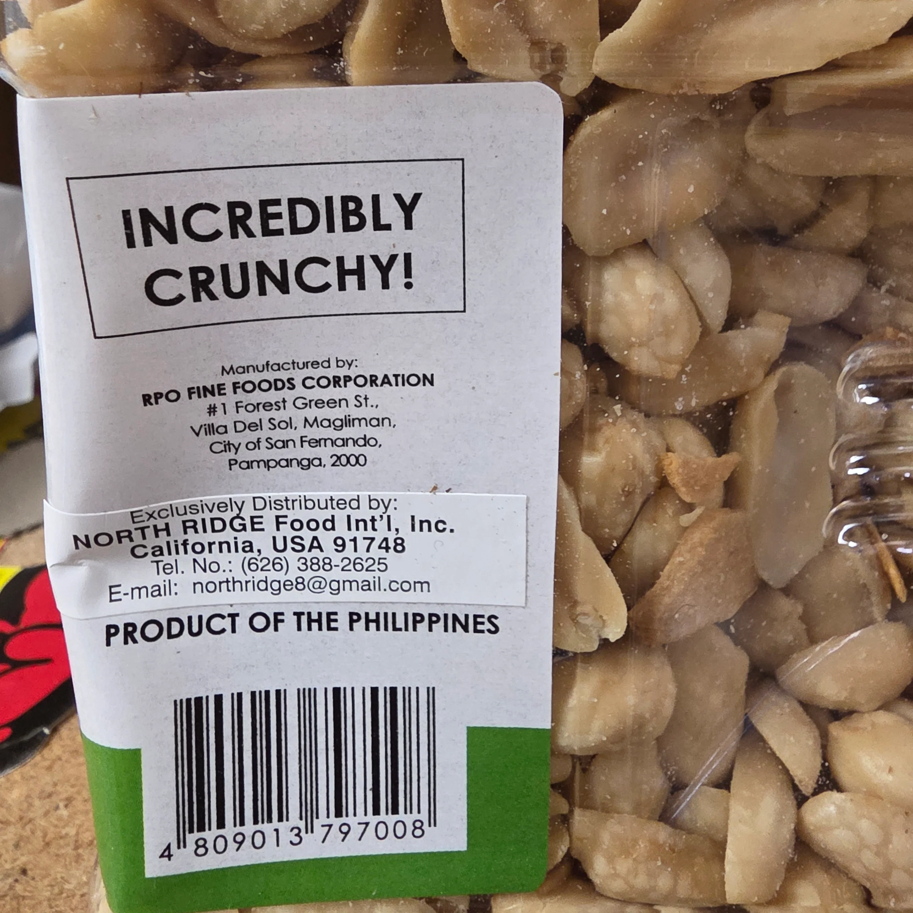 Wow Mani Peanut With Crispy Garlic Chips 500g - Image 2