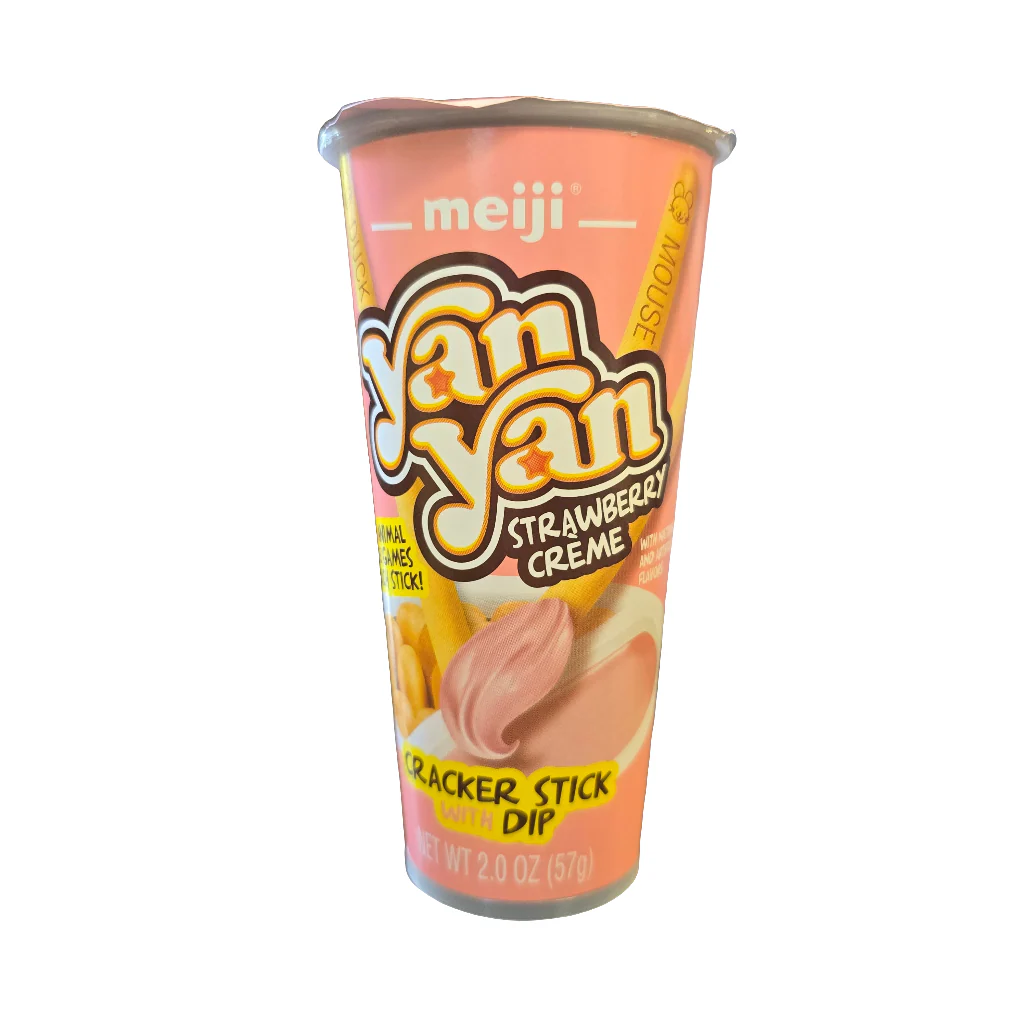 Yan Yan Meiji Strawberry Dip 57 g