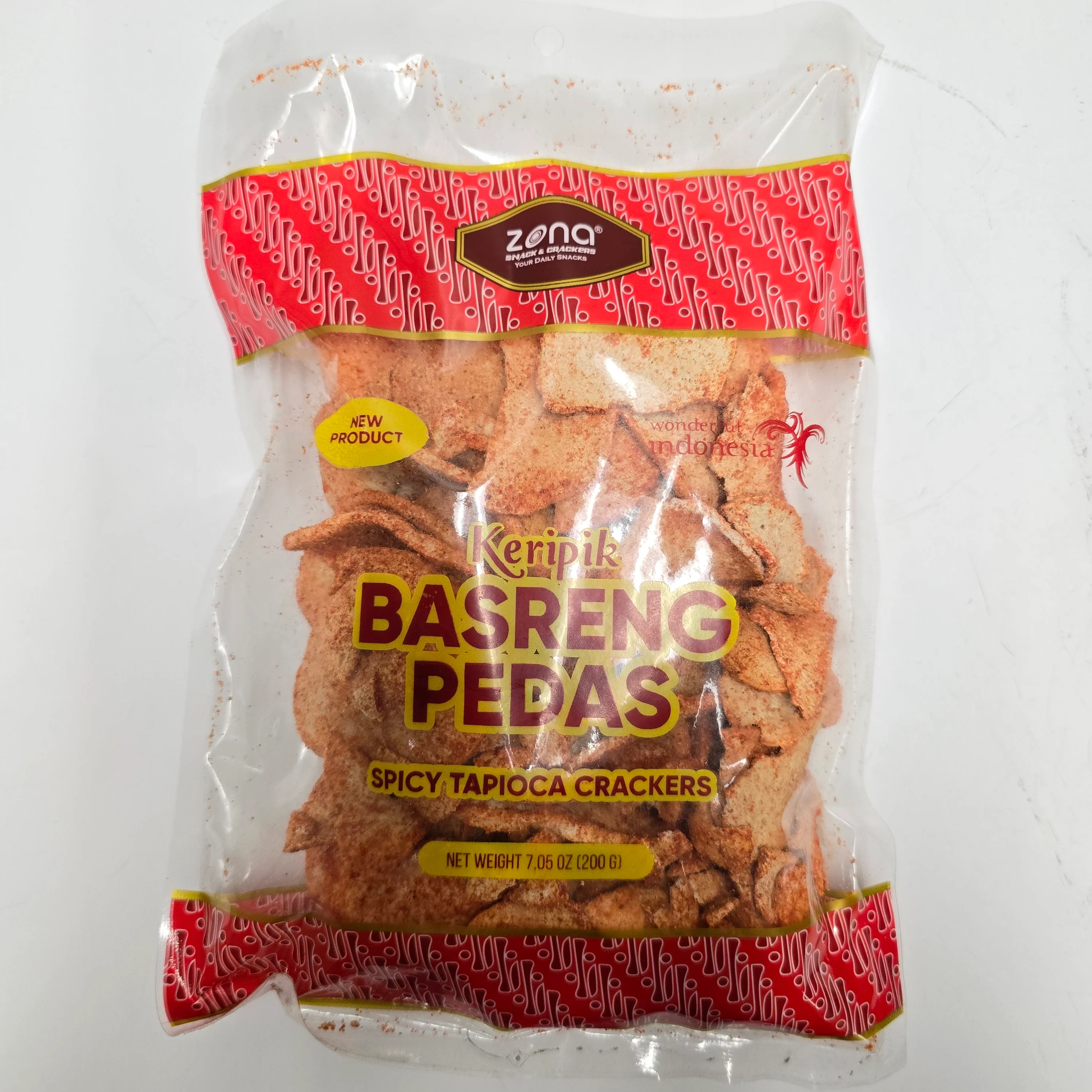 Zona Keripik Basreng Pedas 7.05 Oz (200 g)