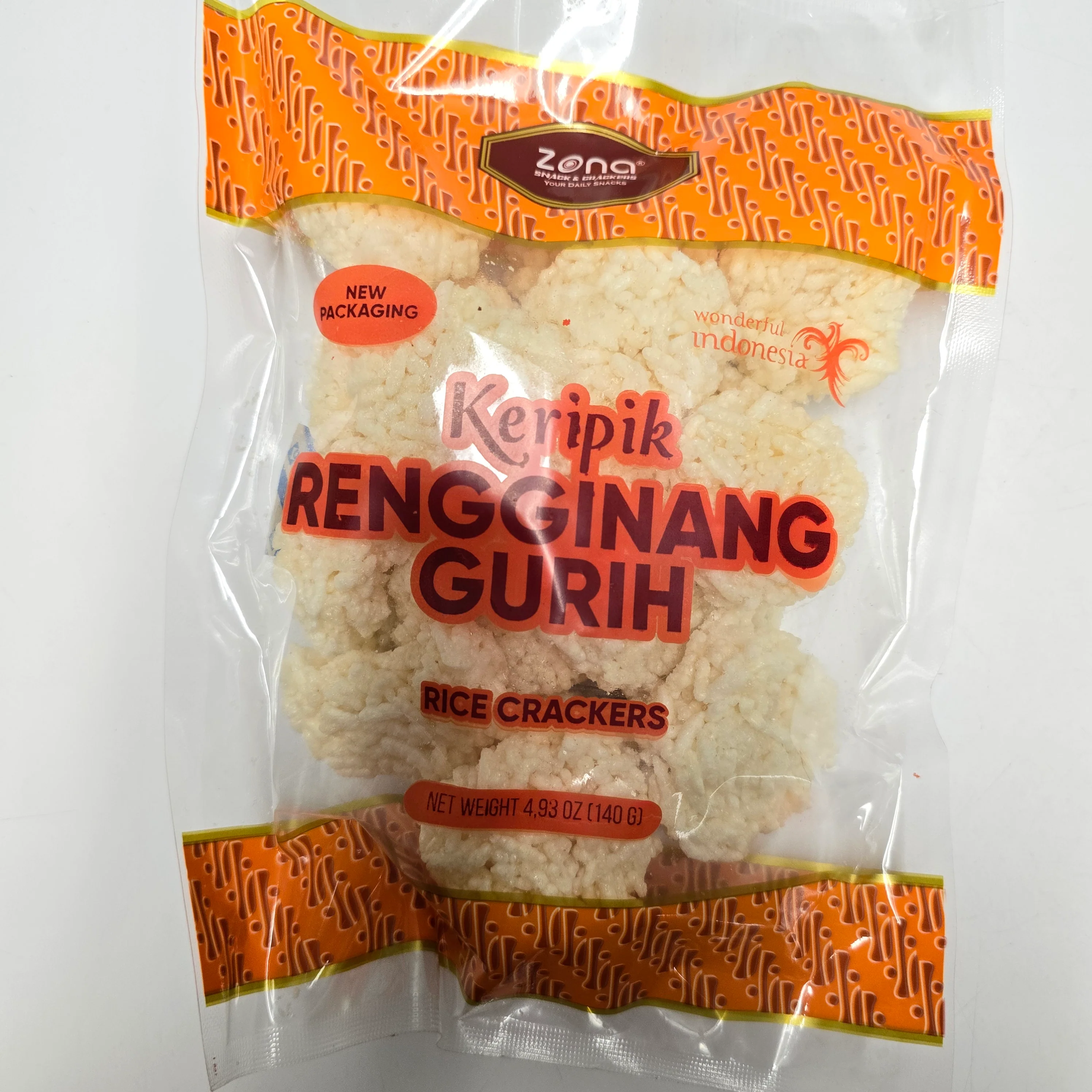 # Zona Rengginang Gurih (Rice Crackers) 4.93 Oz (140 g)